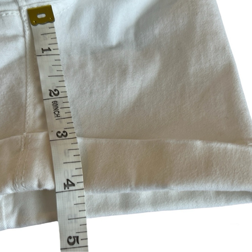 SO Shorts Favorite Midi Low Rise White Stretch Juniors 11 - Picture 9 of 10